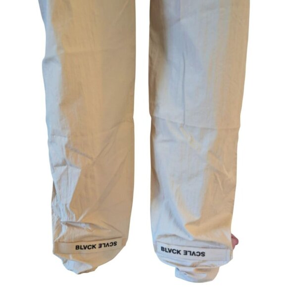 NWT Black Scale (BLVCK SCVLE) Tan Nylon Track Pants XL - Picture 2 of 7